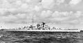 Bismarck on trials in the summer of 1940; the rangefinders had not yet been installed.
