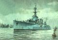 A portrait of HMS Danae.