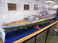 A model of the Roma in 1/100 scale.