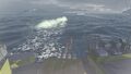 Shiratsuyu creates a massive wall of torpedoes.
