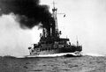 Michigan steaming at high speed, 1918