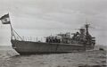 Leipzig at anchor in Kiel, 1935.
