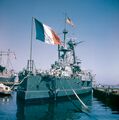 Sister ship Lorraine in Oran, French Algeria, circa 1943-44.