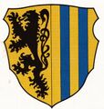 The wappen (coat of arms) of Leipzig.