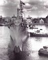 The launch of Prinz Eugen, 22 August 1938.