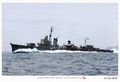 Hamanami on sea trials in Miyazu Bay, 10 October 1943.