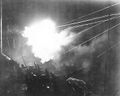 Boise shelling the coast of New Guinea, 10 February 1944.