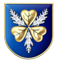 The wappen (coat of arms) of Bismarck.