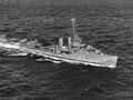 Farragut underway in December 1943.
