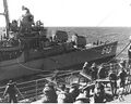 Black refueling from USS Eldorado (AGC-11), 14 November 1960.
