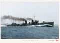 Minazuki on sea trials, February 1927.