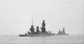 Fusō and Yamashiro of Aburaiyawan in Japan undergoing maneuvers, 1935.