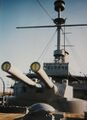 The new 45-caliber 12-inch guns added during the reconstruction.