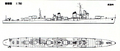 Design scheme of Asashio.