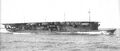 Oblique view of Ryūjō at speed, September 1934.