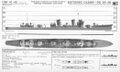 US Office of Naval Intelligence recognition drawing of Mutsuki.