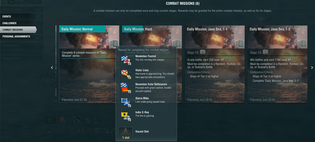 Daily Missions chains and missions, uncovered.