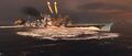 Atago's high explosive shells are great at starting fires on enemy ships.