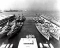 Destroyer Squadron 17 (DesRon17), San Diego, California, March 1955. Erben is second from the left in the front row.
