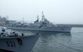 Anshan as a museum ship at the Qingdao Naval Museum.