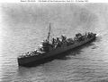 USS Biddle (DD-151). The removal of the aft mast, absence of aft funnel, and absence of aft torpedo bank indicates modification for ASW duties.