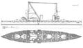 Plan and side views.