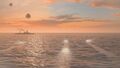 Deep water torpedoes race towards an enemy New York.