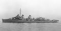USS Kidd (DD-661) as she appeared early in her career, circa 1943 or 1944.