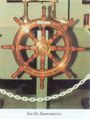 Original wheel of destroyer Phra Ruang.