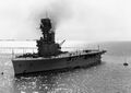 HMS Hermes off Yantai, China, circa 1931