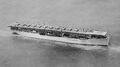USS Langley with aircraft on deck