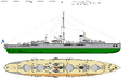 Illustration of the Lyon class represented in game.