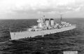Canarias performing a naval patrol.