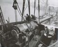 A 12-inch (305 mm)/45 caliber Mark 5 gun on Connecticut. The same guns were utilized on the South Carolinas.