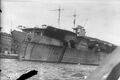 Graf Zeppelin moored at Stettin in mid-1941.