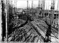 HMS Hood’s keel being laid down, September 1916.