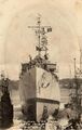 The launch of USS Erben (DD-631) at Bath Iron Works, Maine, 28 October 1942.