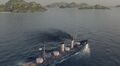 An enemy Cruiser made the mistake of showing his vulnerable side, which Imperator Nikolai I punished.
