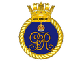The crest of HMS King George V.