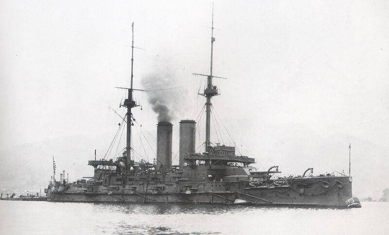 File:Japanese battleship Mikasa.jpg