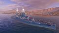 Arizona rests in port ready to go.