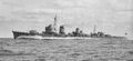 Amatsukaze undergoing speed trials, 17 October 1940.