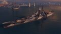 Bridgeport in New York Port (Decorated), with her default permanant camouflage