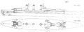 Edgardo Ferrati's 1915 battleship design with three quadruple gun turrets what the in-game Lepanto is roughly based of.
