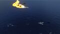 Timing this landing is Kii.