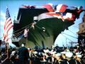 Launching of USS Midway, 20 March 1945.