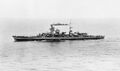 Prinz Eugen under escort from Copenhagen to Wilhelmshaven after surrendering, May 1945.