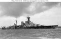 Hood in 1930 or 1931. Note the seaplane on the aft-mounted catapult.