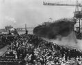 Launching of Arizona (BB-39), 19 June 1915.