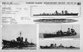 US Office of Naval Intelligence recognition drawing of Shinonome.